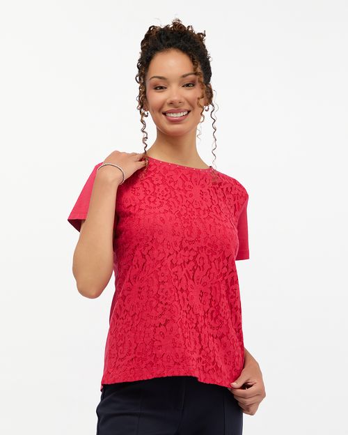 Polo Mujer Rocio Guinda Burdeos