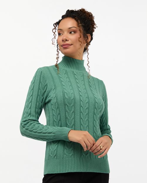 Chompa Mujer Mora Verde Cadmiun