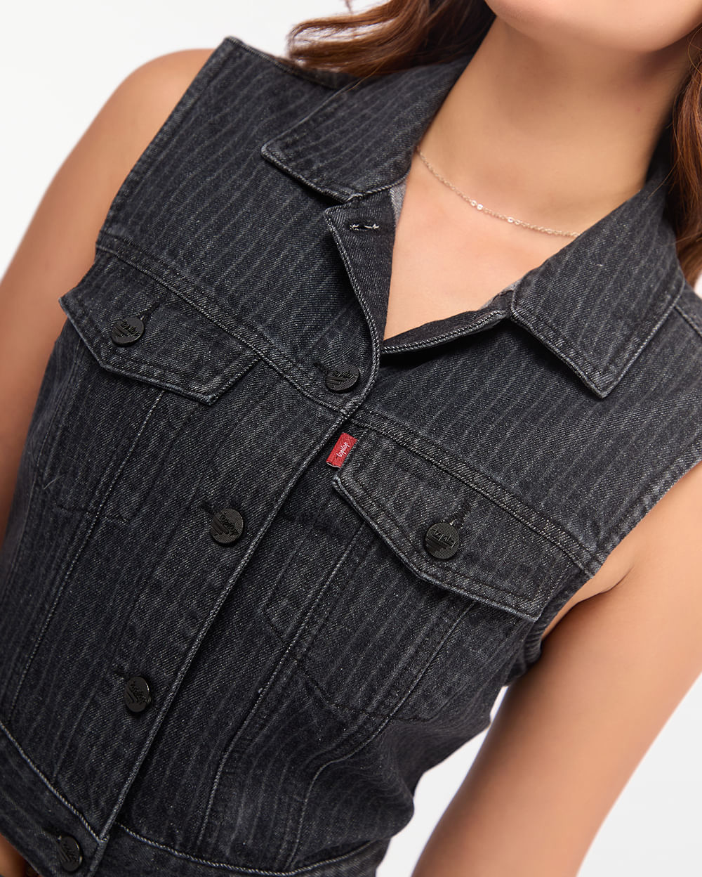 Chaleco-Denim-Mujer-Keydi-Stone-Negro-S