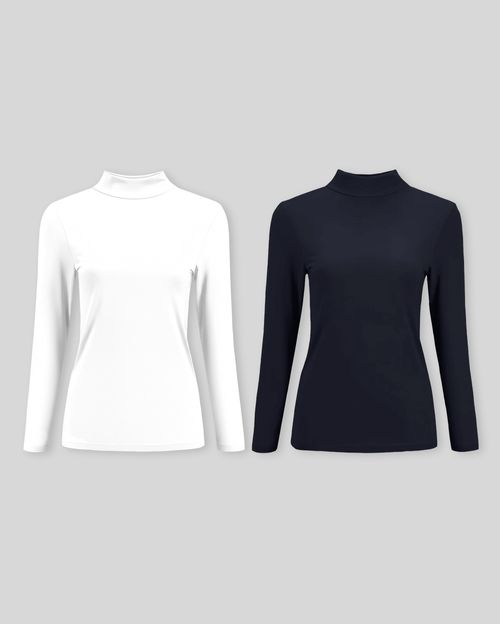 Pack de 2 cafarenas blanco óptico / azul dutty