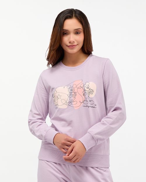 Pijama 2 Piezas Mujer Ainara Lila Violeta