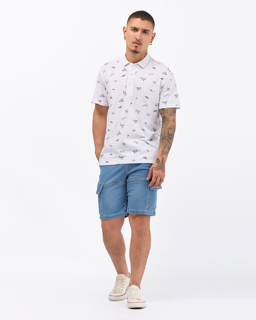 Polo-Cuello-Camisa-Hombre-Rodas-Blanco-Optico-M