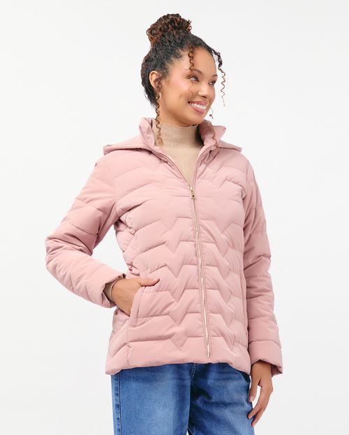 Casaca Mujer Girasol Malva Rosa