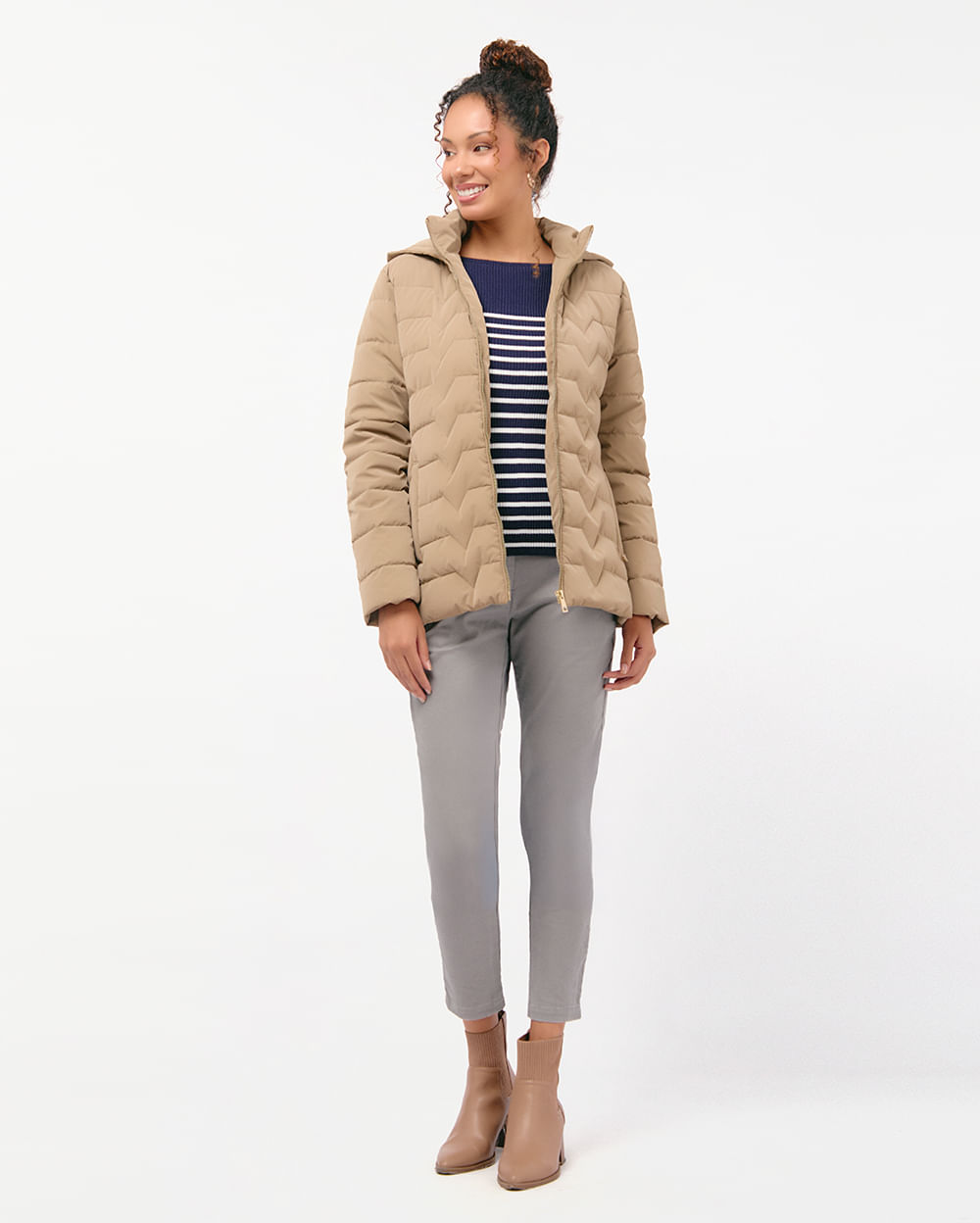 Casaca-Mujer-Girasol-Beige-Oscuro-S