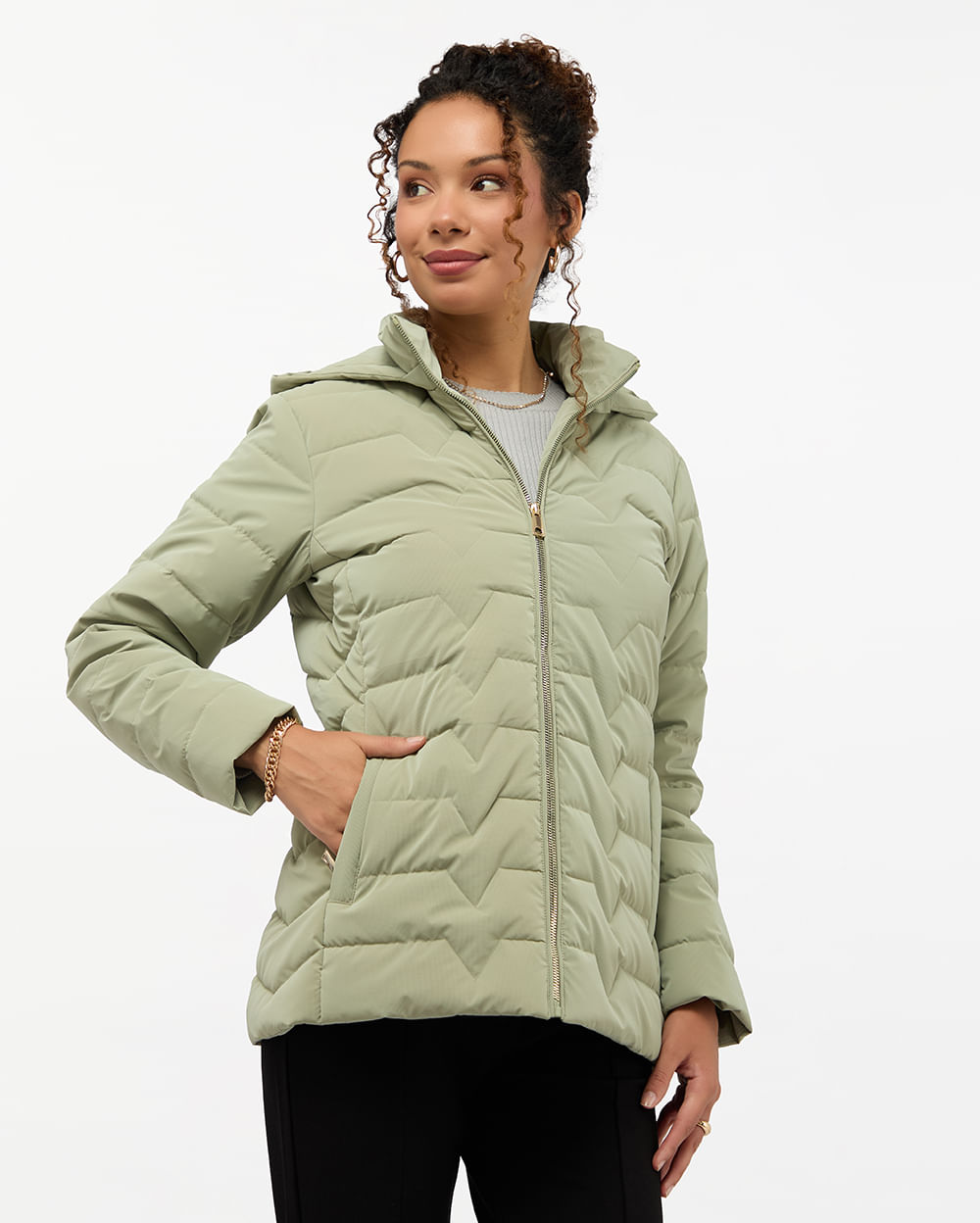 Casaca-Mujer-Girasol-Verde-Lili-S