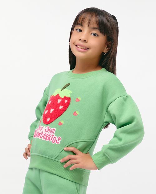 Polera Niña Laura Verde Fisher
