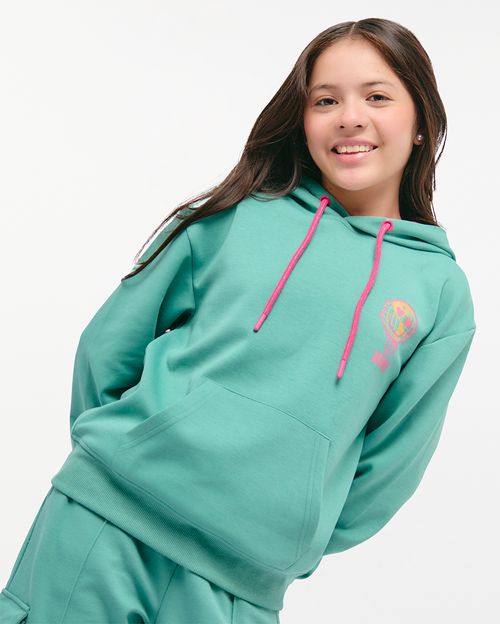 Polera Jovencita Train Verde Pad