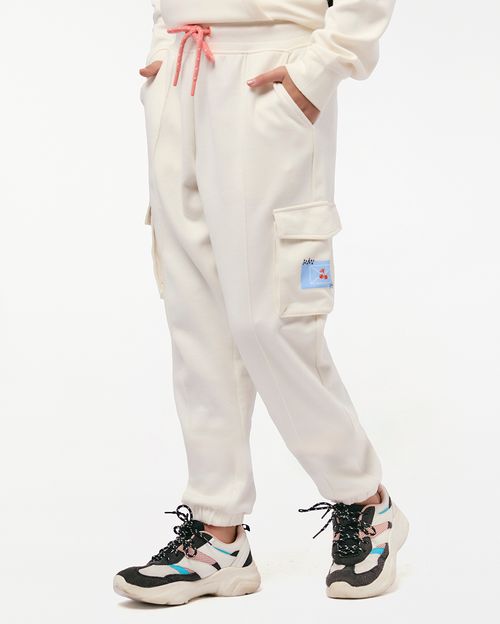 Jogger Jovencita Lore Crema Pastel