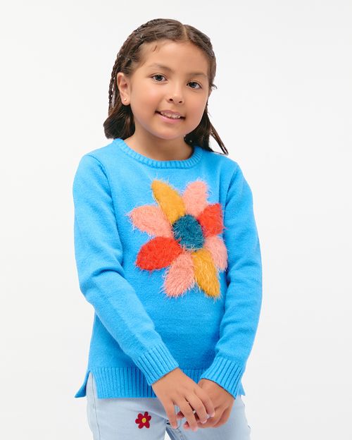Chompa Niña Leonor Azul Victoria