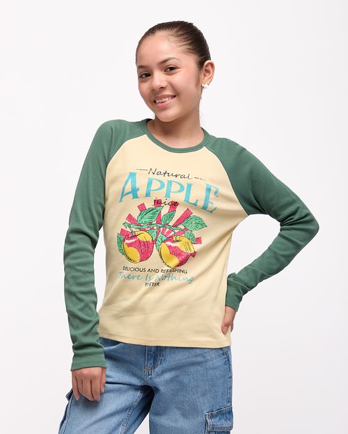 Polo Jovencita Yelita Crema Pastel