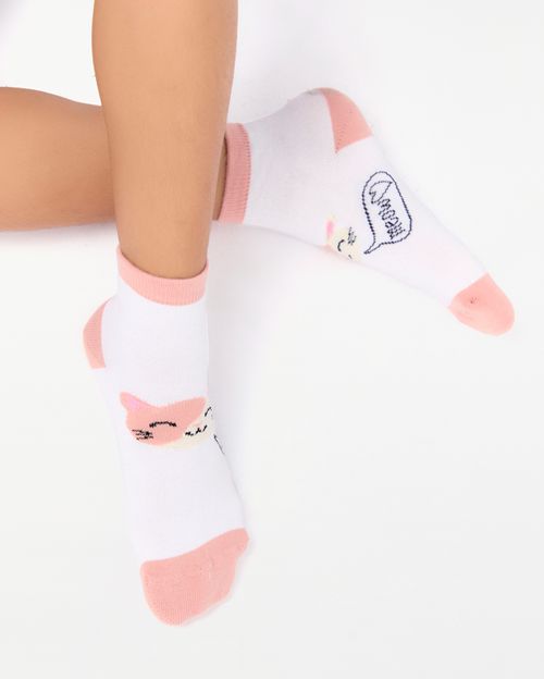 Calcetines Niña Nini Blanco Optico