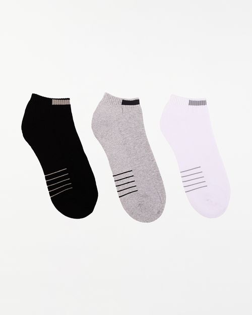 Calcetines Pack X 3 Hombre Cales Negro