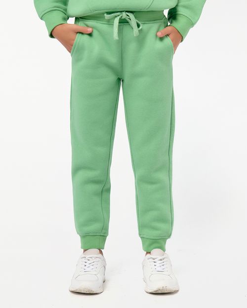 Pantalón de Buzo Pack x 2 Niña Tatiana Rosado Chicle/ Verde Fisher