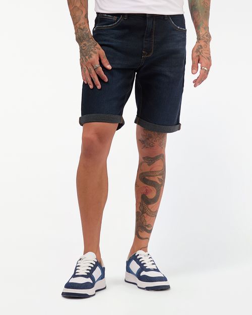 Bermuda Jean Hombre Marcelo Azul Oscuro