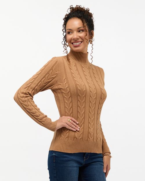 Chompa Mujer Mora Camel