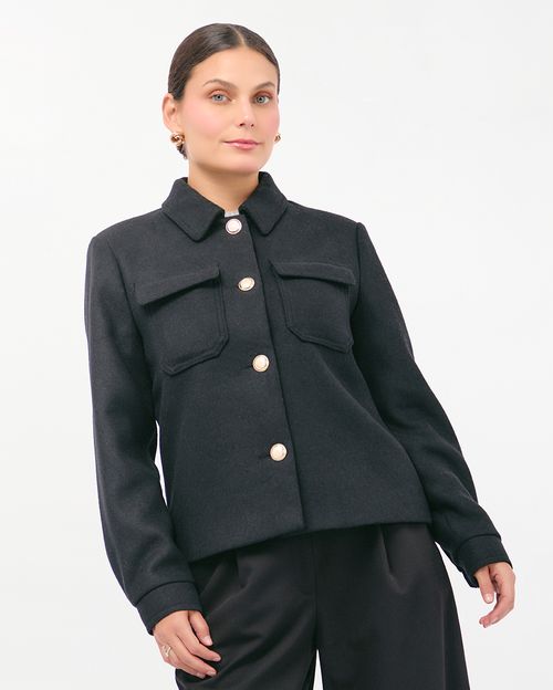 Blazer Mujer Alana Negro