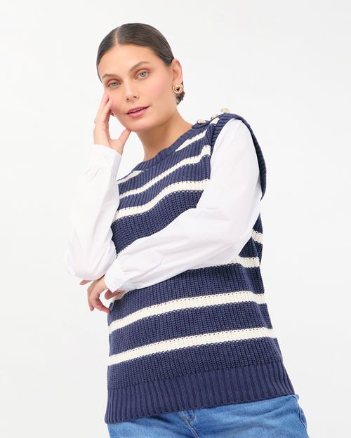 Chompa Mujer Ofelia Azul Real