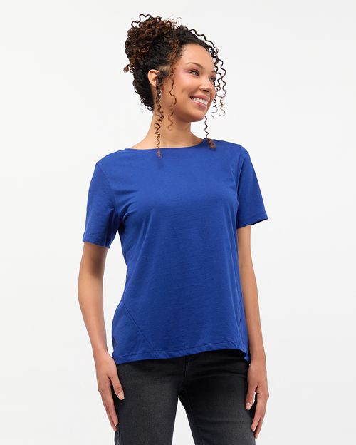 Polo Mujer Elsa Azulino Oscuro