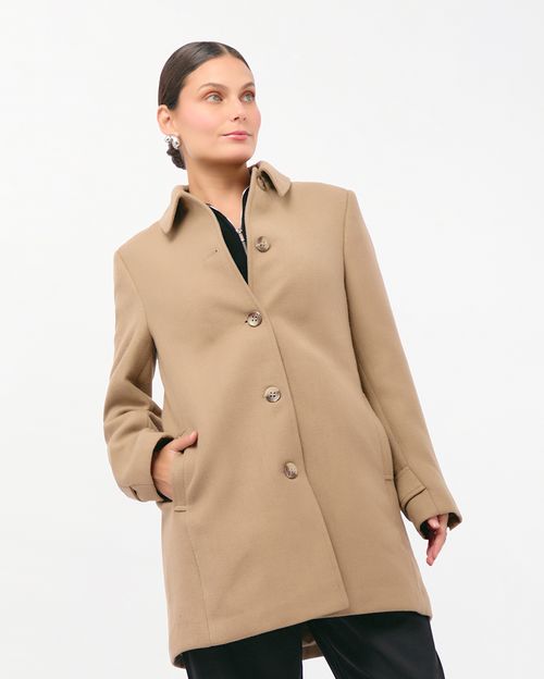 Abrigo Mujer Sachi Beige Arena