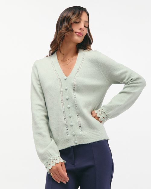 Chompa Mujer Tere Verde Frost