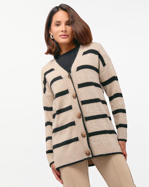 Capa Mujer Sonia Beige Botanico