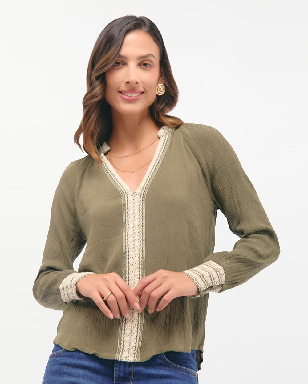 Blusa-Mujer-Kesha-Verde-Olivo-S