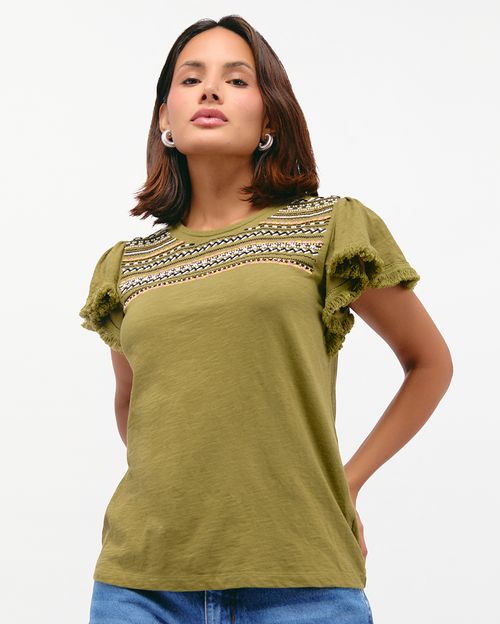 Polo Mujer Miryam Verde Musgo