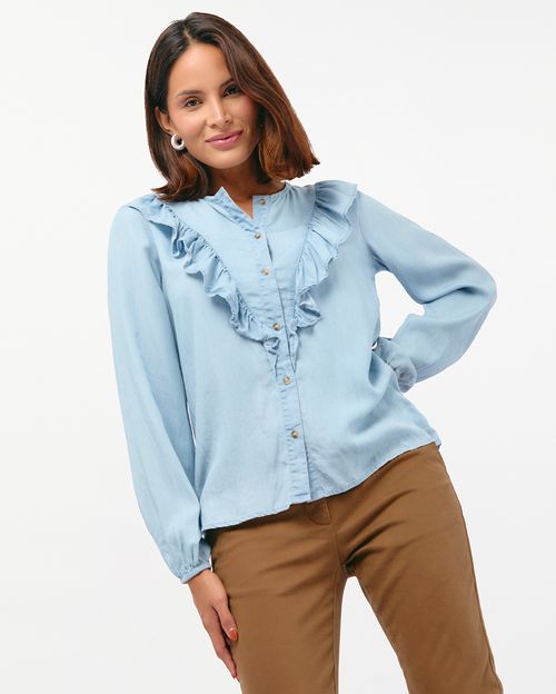 Blusa Mujer Alice Light Wash