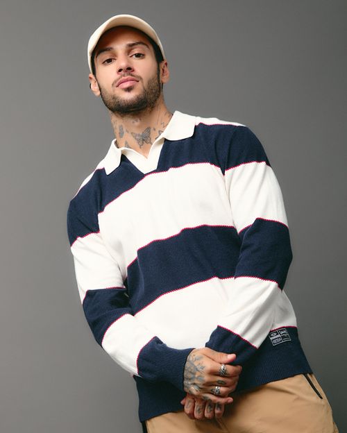 Chompa Hombre Asos Beige Crema