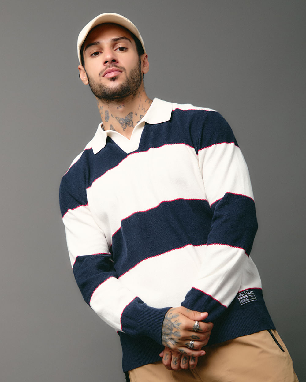 Chompa-Hombre-Asos-Beige-Crema-M