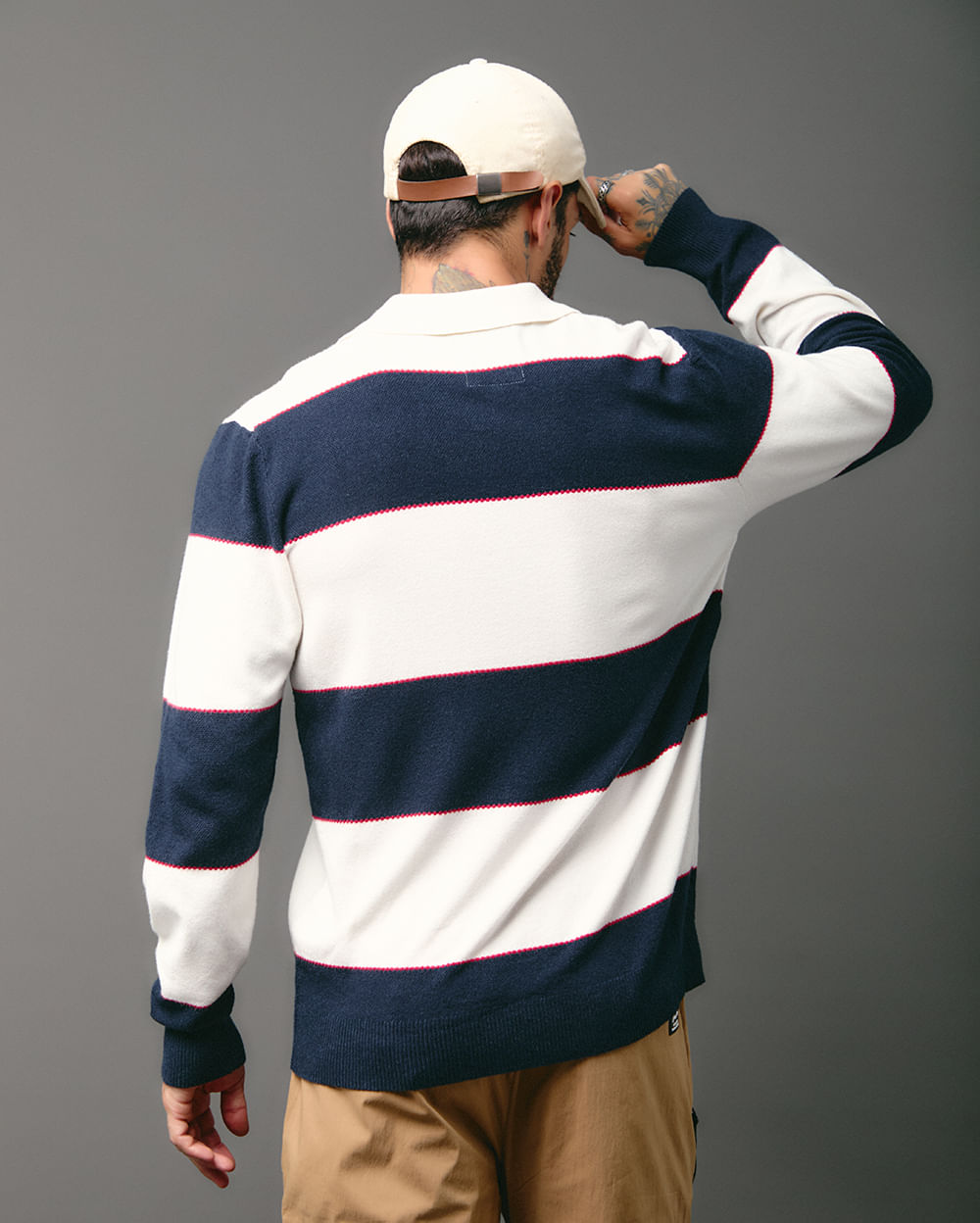 Chompa-Hombre-Asos-Beige-Crema-M