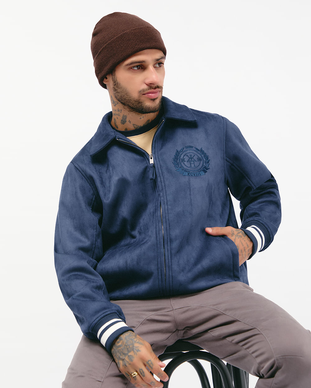 Casaca-Hombre-Puller-Azul-Persa-M
