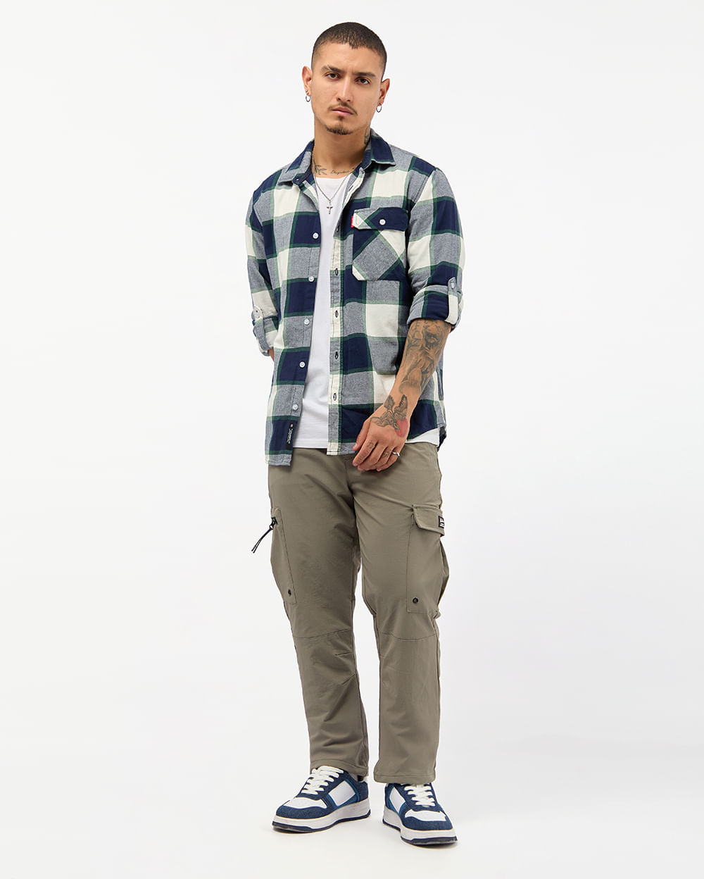 Camisa-Hombre-Thomas-Azul-Oxford-M