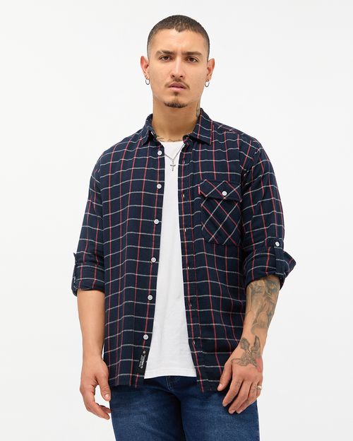 Camisa Hombre Thomas Azul Imperial