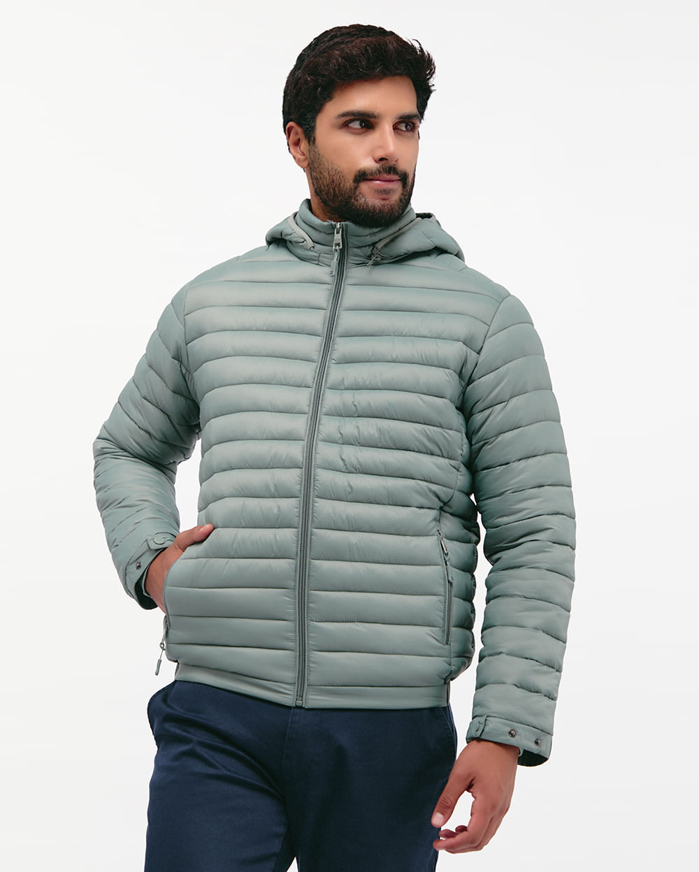 Casaca-Hombre-Rousel-Verde-Pad-M