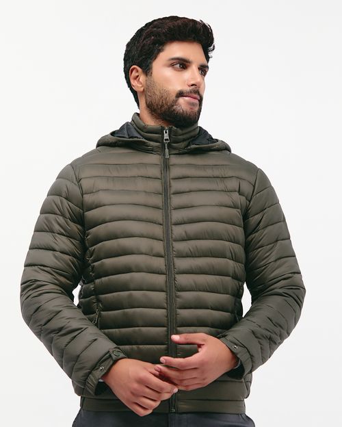 Casaca Hombre Rousel Verde Militar