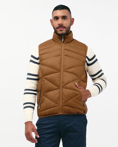 Chaleco Hombre Ryan Camel Pardo