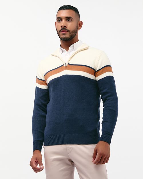 Chompa Hombre Zair Beige Botanico