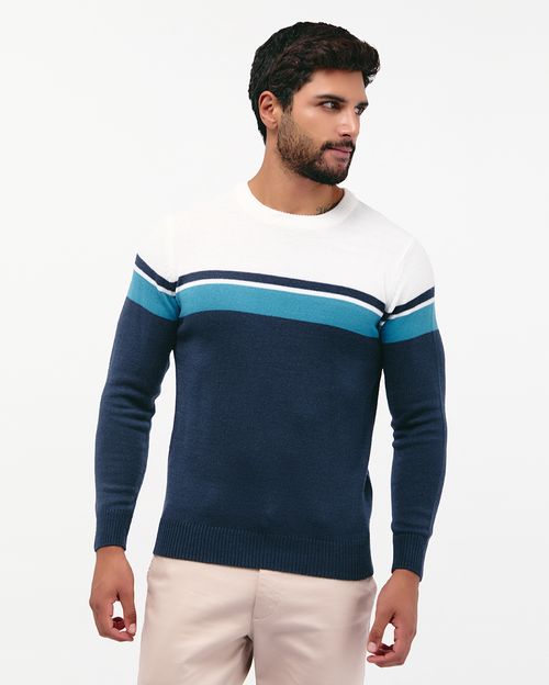 Chompa Hombre Jhair Blanco Optico