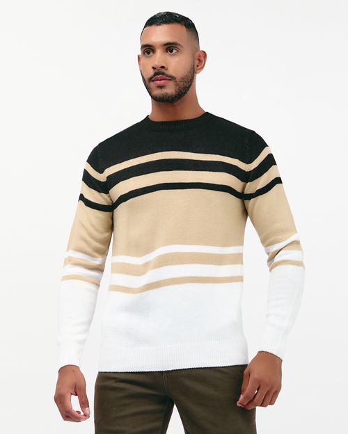 Chompa Hombre Jhair Beige Botanico