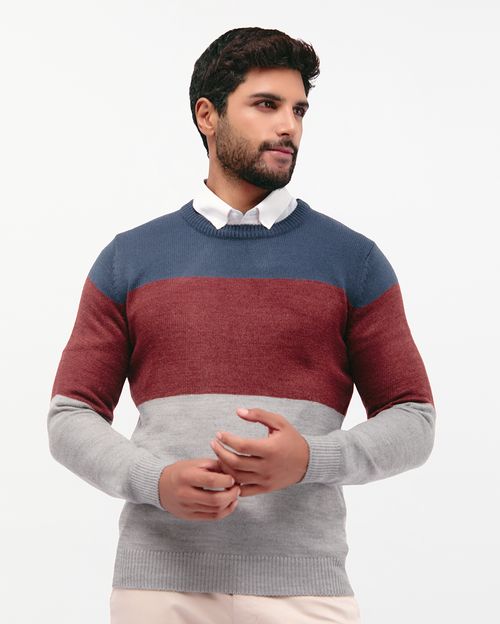 Chompa Hombre Jhair Azul Pacífico