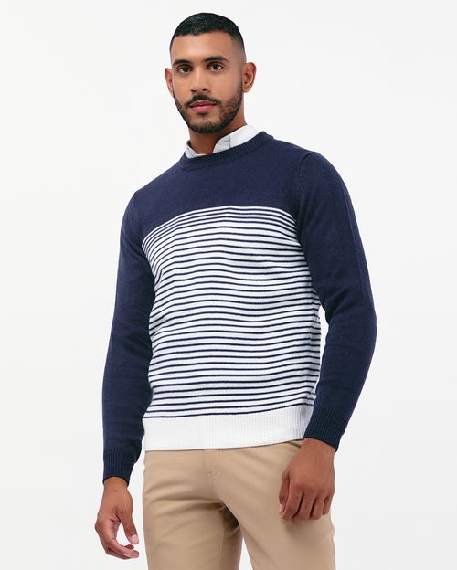 Chompa Hombre Jhair Azul Náutico