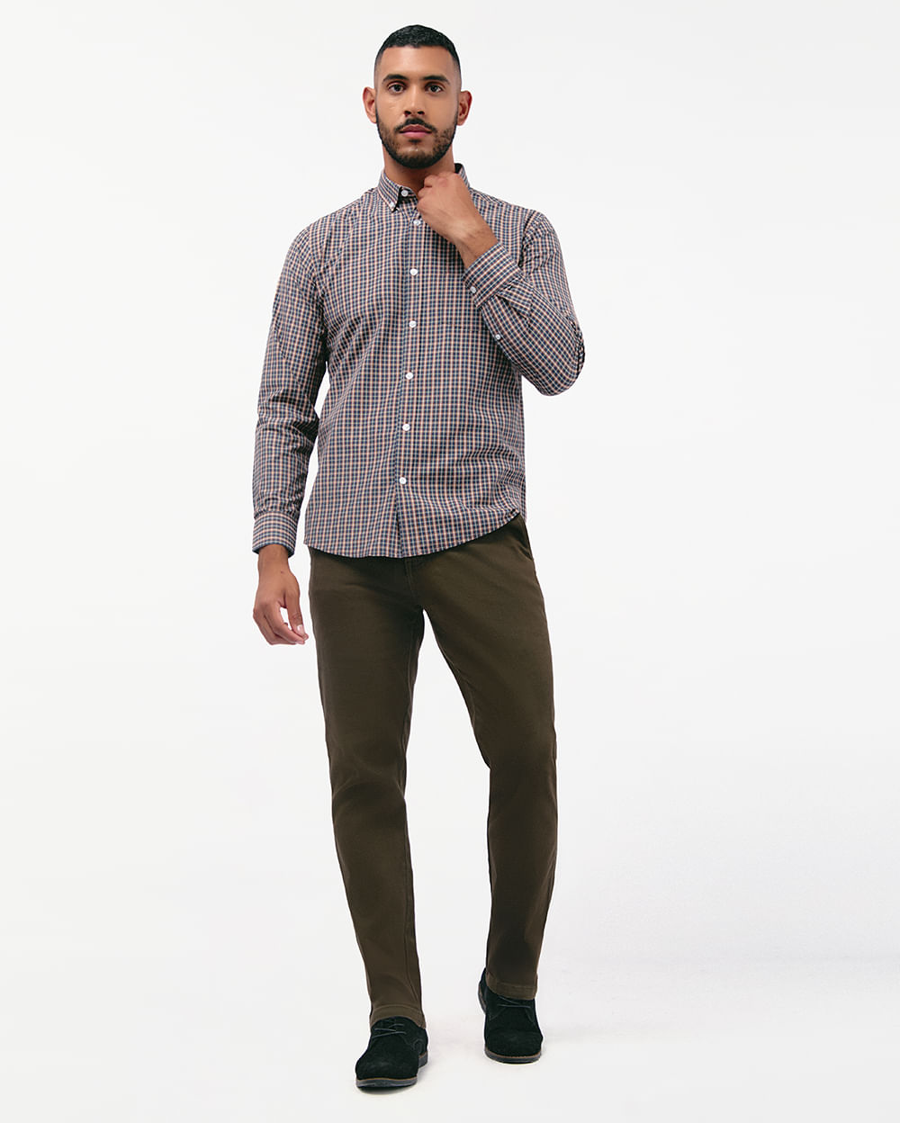 Camisa-Hombre-Piedro-Marron-Roble-M