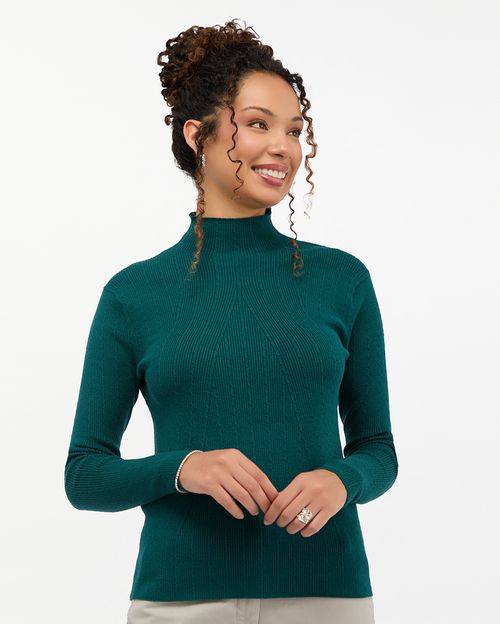 Chompa Mujer Kari Verde Esmeralda