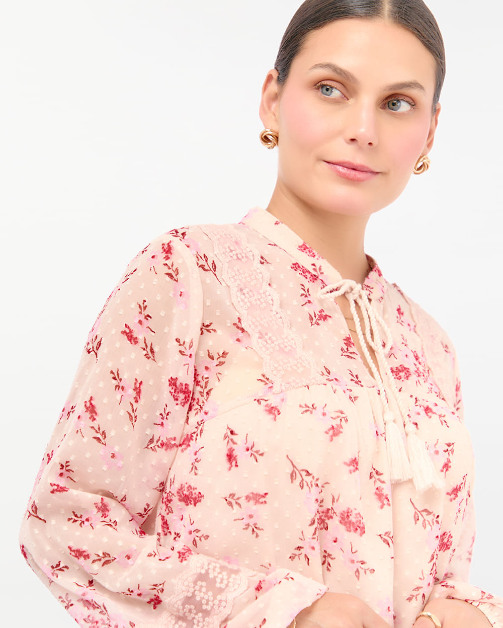 Blusa-Mujer-Flor-Rosado-S