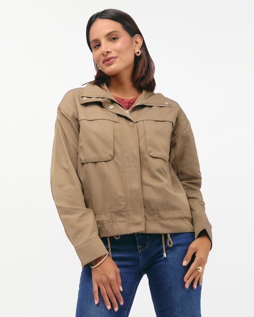 Casaca Mujer Jisso Verde Musgo