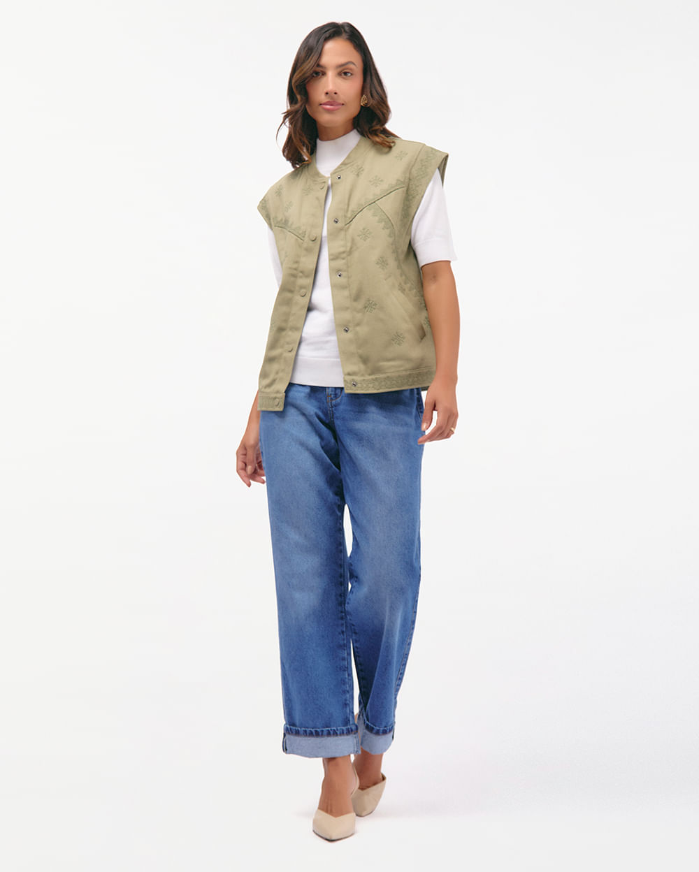 Chaleco-Mujer-Luna-Verde-Musgo-S