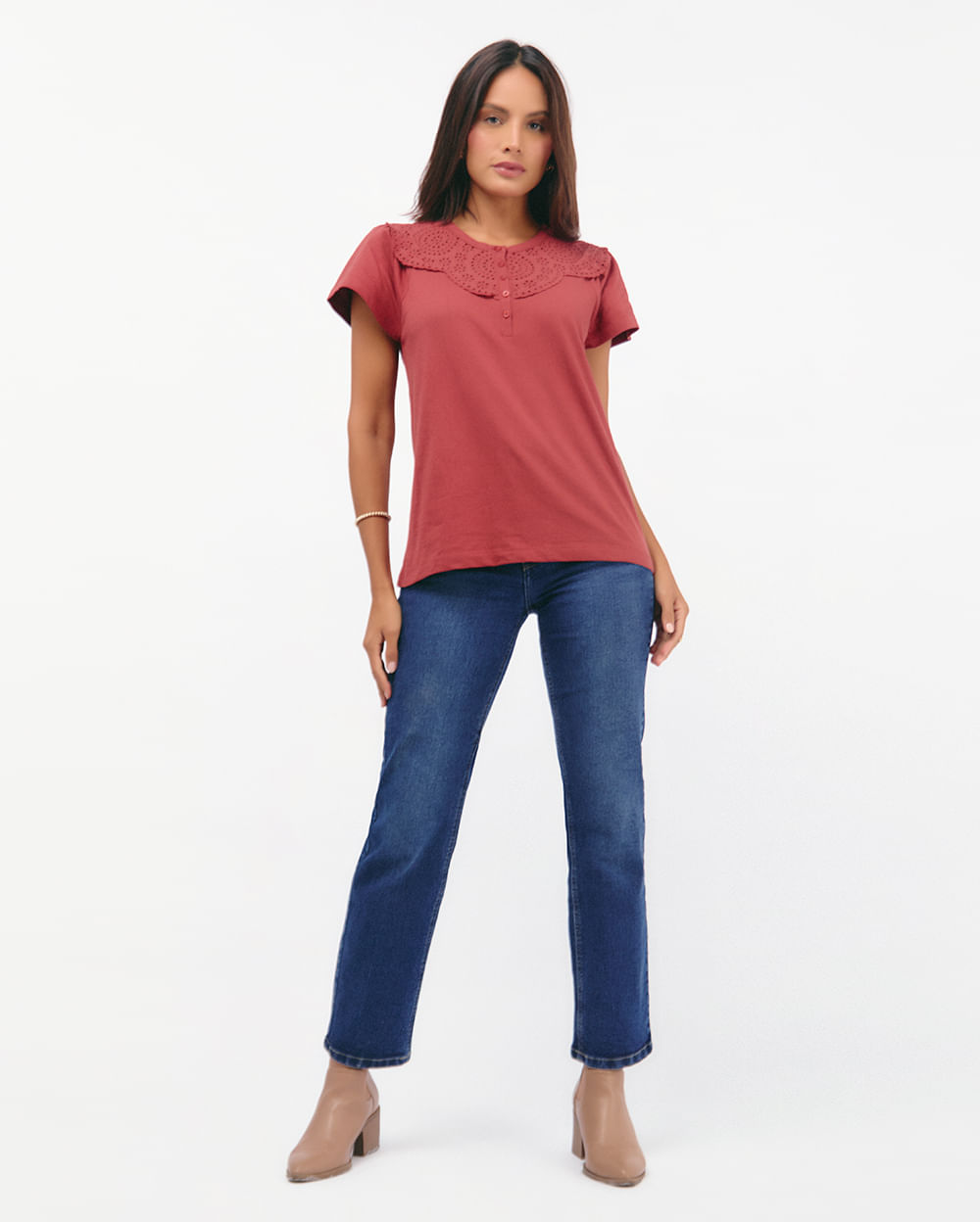 Polo-Mujer-Flora-Ladrillo-S
