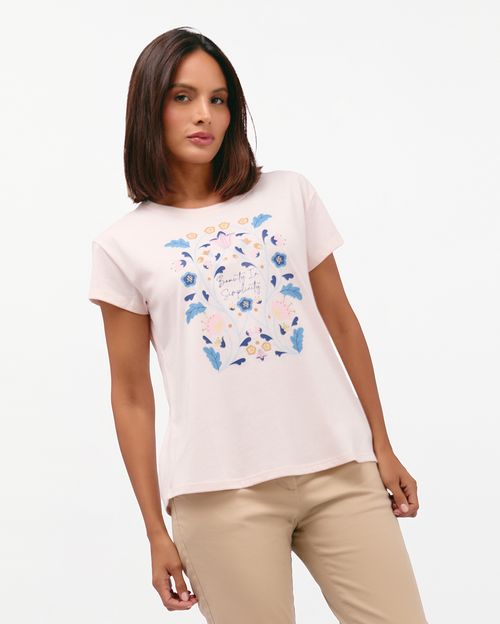 Polo Mujer Niza Rosado Cristal