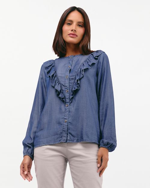 Blusa Mujer Alice Dark Wash